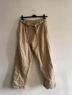 90s Armani Jeans AJ リネン スラックス イタリア製 ワイド - メルカリ
