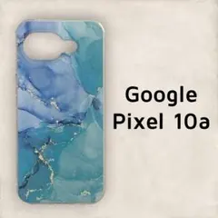 GooglePixel10aケース カバー グリーン ブルー マーブル柄のサムネイル