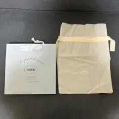 gelato pique ジェラートピケ　ショッパー　紙袋　ギフト巾着