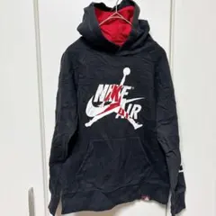 NIKE AIR JORDAN パーカー 黒　裏起毛 140 150 男女兼用
