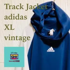 海外直輸入＊USA古着＊トラックジャケット＊adidas＊ブルー＊XL＊