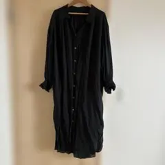 グリーンレーベルリラクシング　シャツワンピ　ロングシャツ