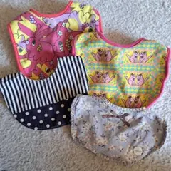 スタイ・よだれかけ 4枚セット