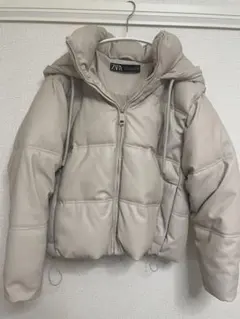 2WAY】ZARA ザラ ダウンジャケット カーキ 切替 Sサイズ - メルカリ