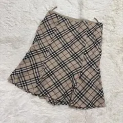 美品 BURBERRY BLUE LABEL ノバチェックスカート 38