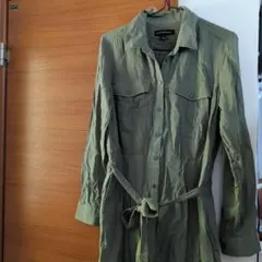 BANANA REPUBLIC シャツワンピース サイズ4 オリーブのサムネイル