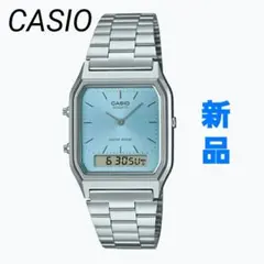 CASIO AQ-230A-2A1 アナデジ 海外モデル アイスブルー カシオ - メルカリ