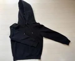 GU ブラック フード付きパーカー Mサイズ