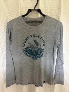 Patagonia レディース　キャプリーン　長袖Tシャツ グレー