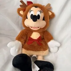 디즈니 스토어 미니 마우스 봉제 인형 순록 크리스마스
