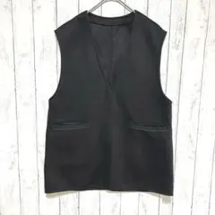 コロニー トゥーワンスリーナイン　ベスト Vネック ポケット付き Mサイズ 黒