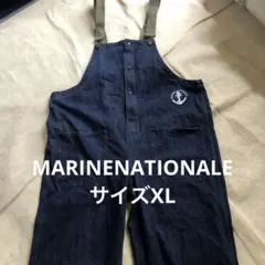 美品　MARINE NATIONALE フランス海軍デッキオーバーオール　XL