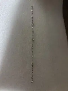 ✨gstv純プラチナブレスレット ペタルチェーン18cm✨pt999 - メルカリ