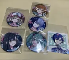 プロセカ　メロパレ　缶バッジ　冬弥、彰人、こはね、杏、ミク　KAITO