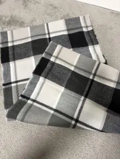 チェックマフラー　スヌード