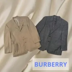 【2着】 BURBERRY テーラードジャケット オールドバーバリー ロンドン