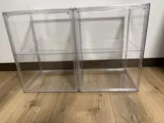 八番屋　フィギュアケース　透明 アクリル コレクションケース 2個セット