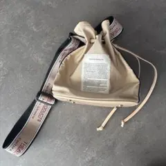 シアタープロダクツ ジャガードテープ ナイロンショルダバッグ 巾着バッグ