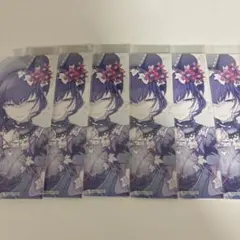 プロセカ　朝比奈まふゆ　アニメイト　特典　カード　6枚セット