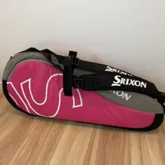 Srixon スリクソン テニスラケットバッグ ピンク　2層　2wayショルダー