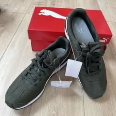 PUMA スニーカー 383038 04 オリーブ 25.5 CM