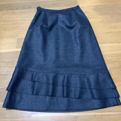 レリアン フレアスカート ダークグレー 7サイズ