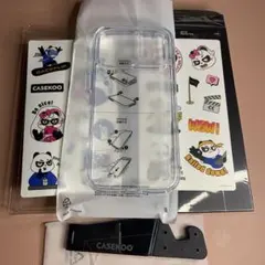 CASEKOO 透明ケース iphon 17 pro 用ステッカー付き