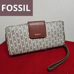【美品】FOSSIL フォッシル MADISON ジップクラッチ 長財布のサムネイル