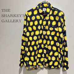 【THE SHARKEY'S GALLERY 】シャツ　紺　レモン