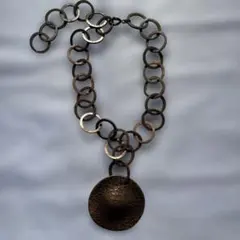 チタン風飾り付きペンダント