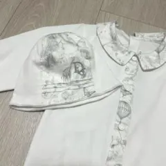 【美品】baby Dior ロンパース&ビーニー トワル ドゥ ジュイ 60cmのサムネイル