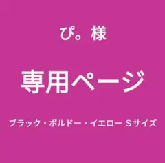 専用ページ 新品■エレアリー ナイトブラ ブラック・ボルドー・イエロー Ｓ ３枚