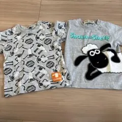 90 ひつじのショーン　子供服　保育園着　Tシャツ　半袖　夏服　まとめ売り