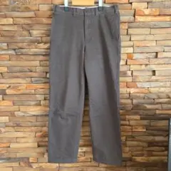 ユニクロ　ストレートチノ　ダークブラウン　79cm