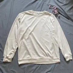 ❣️新品未使用❣️ 無地 クルーネック スウェット アイボリー 2XL メンズのサムネイル