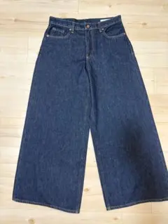 GAP スーパーバギーデニム ネイビー 27