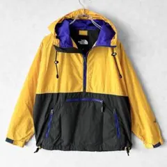 00s THE NORTH FACE 刺繍ロゴ ナイロン アノラックパーカー