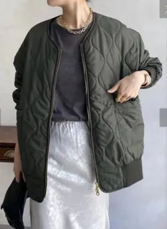 シロデラボンテ キルティングジャケット