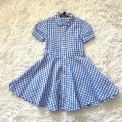 クリーニング済♡ラルフローレン　ワンピース　ギンガムチェック　４歳