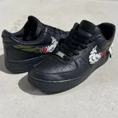 ナイキ エアフォース1 ロー ブラック　ジャパニーズマゲニーズ