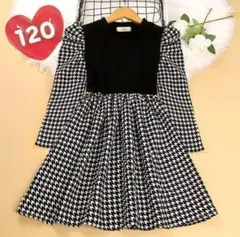 ワンピース　女の子　120　黒　発表会　フォーマル　パーティー　おしゃれ　新品