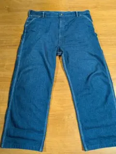 60s〜70s ヴィンテージ デニムペインターパンツ W40 濃紺 waldes 60s〜70s ヴィンテージ デニムペインターパンツ W40 濃紺 waldes