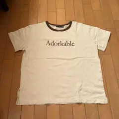 Kastane リンガーフロッキーロゴtee 半袖トップスのサムネイル