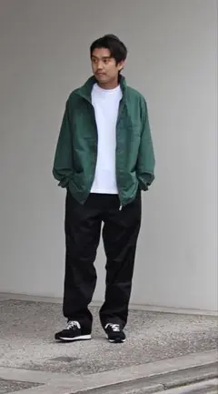 ノースフェイスパープルレーベル マウンテンウインドジャケット　緑　Lサイズ