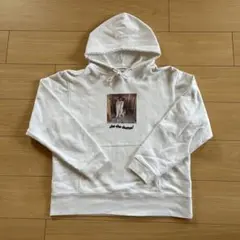 Charles Chaton 猫プリントパーカー トレーナー 白 ホワイト