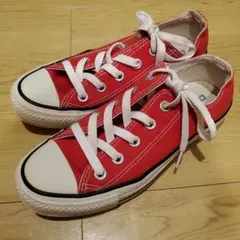 CONVERSE ALL STAR ローカット スニーカー キャンバス 赤