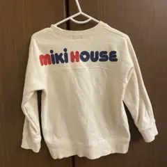 ミキハウス　ロゴ　トレーナー