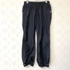 adidas アディダス　ジャージ下　ウィンドブレーカー　黒　M ナイロンパンツ