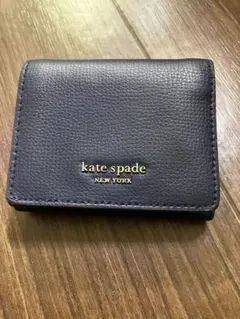 kate spade ネイビー 三つ折り財布