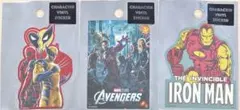 マーベル　キャラクターステッカー　3枚セット